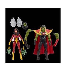 Figura Hasbro Marvel Legends Series Avengers Skrull Queen & Super - Skrull