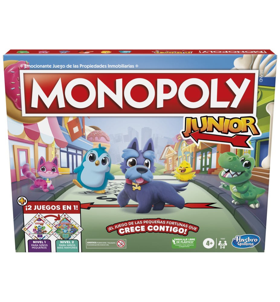 Juego De Mesa Hasbro Monopoly Junior Español