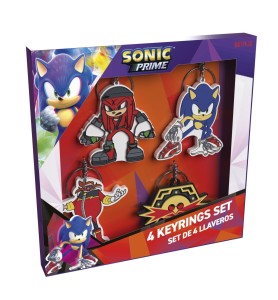 Set Llaveros Cyp Brands Sonic Prime 4 Llaveros