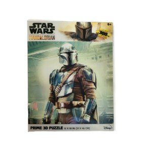 Puzle Lenticular Prime 3d 200 Piezas The Mandalorian El Mandaloriano Mando