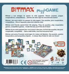 Juego De Mesa Gdm Bitmax Puzzle Game Pegi 4