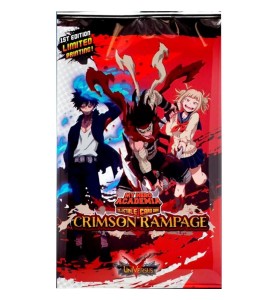 Juego De Cartas My Hero Academia Booster Pack Crimson Rampage 24 Unidades