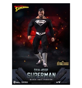 Figura Beast Kingdom DC Comics Superman Dynamic8h Traje Negro Especial