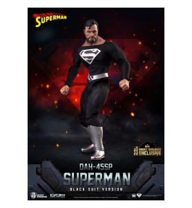 Figura Beast Kingdom DC Comics Superman Dynamic8h Traje Negro Especial