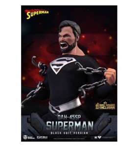 Figura Beast Kingdom DC Comics Superman Dynamic8h Traje Negro Especial