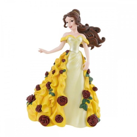 Figura Decorativa Enesco Disney Bella Floreada