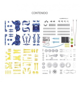 Kit 12 En 1 Deqube Robot Construcciones Solar Hidraulica Pegi 8