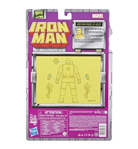 Figura Hasbro Marvel Legends Series Iron Man (model 01 - Gold)