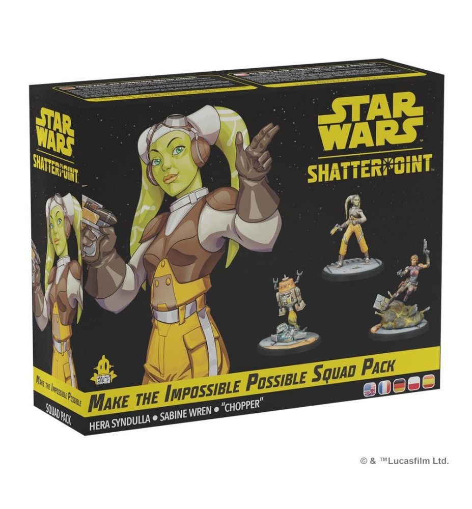 Juego De Mesa Star War Shatterpoint Make The Impossible Possible Squad Pack Edad Recomendada 14 Años