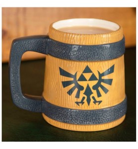 Taza Paladone Zelda Barril Escudo Hyrule 450ml