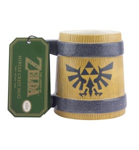 Taza Paladone Zelda Barril Escudo Hyrule 450ml