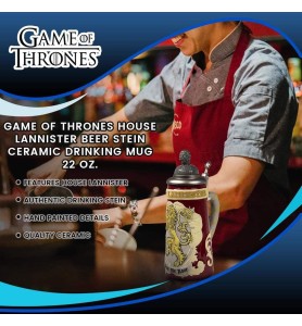 Taza Jarra Sd Toys Juego De Tronos Casa Lannister Ceramica