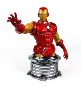 Figura Busto Semic Studios Marvel Iron Man Invencible Escala 1 - 6