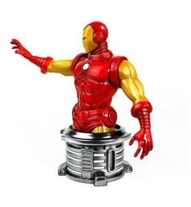 Figura Busto Semic Studios Marvel Iron Man Invencible Escala 1 - 6