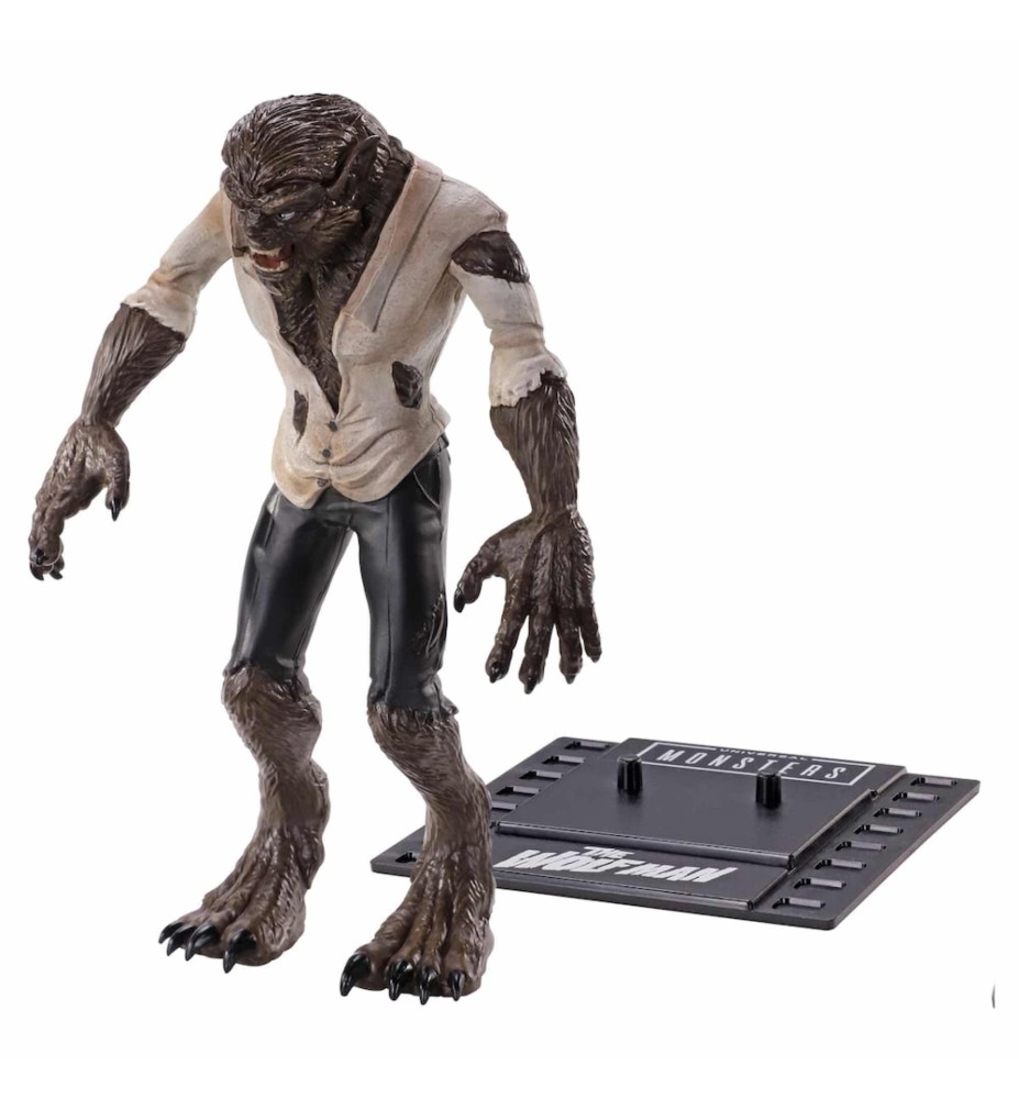 Figura The Noble Collection Bendyfigs Cine Universal Studios Hombre Lobo