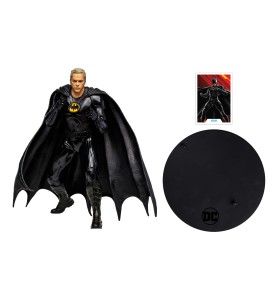 Megafigura Mcfarlane Toys DC Multiverse The Flash -  Batman Michael Keaton Sin Mascara