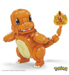 Figura Mattel Mega Construx Pokémon Jumbo Charmander 730 Pcs