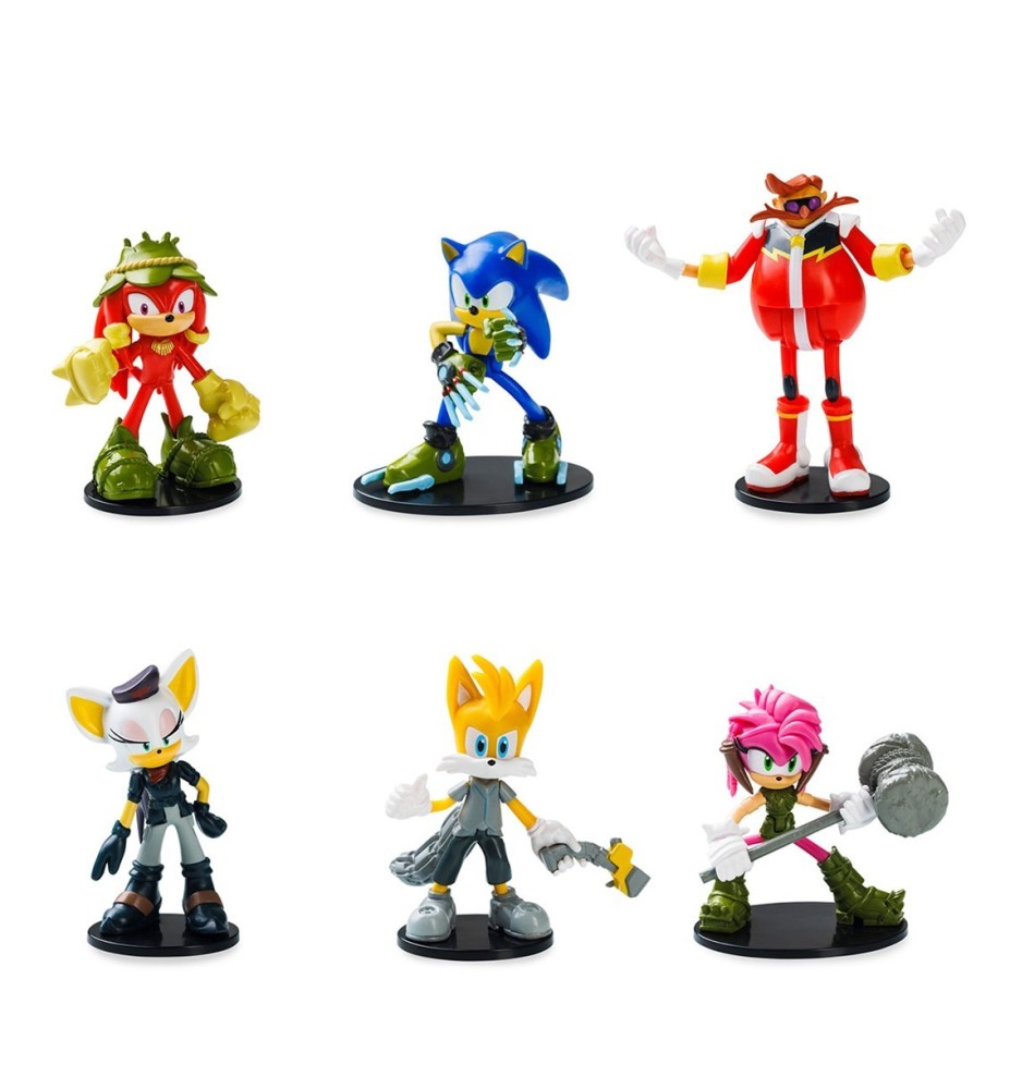 Surtido De Figuras Pack De 6 Sonic