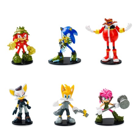 Surtido De Figuras Pack De 6 Sonic