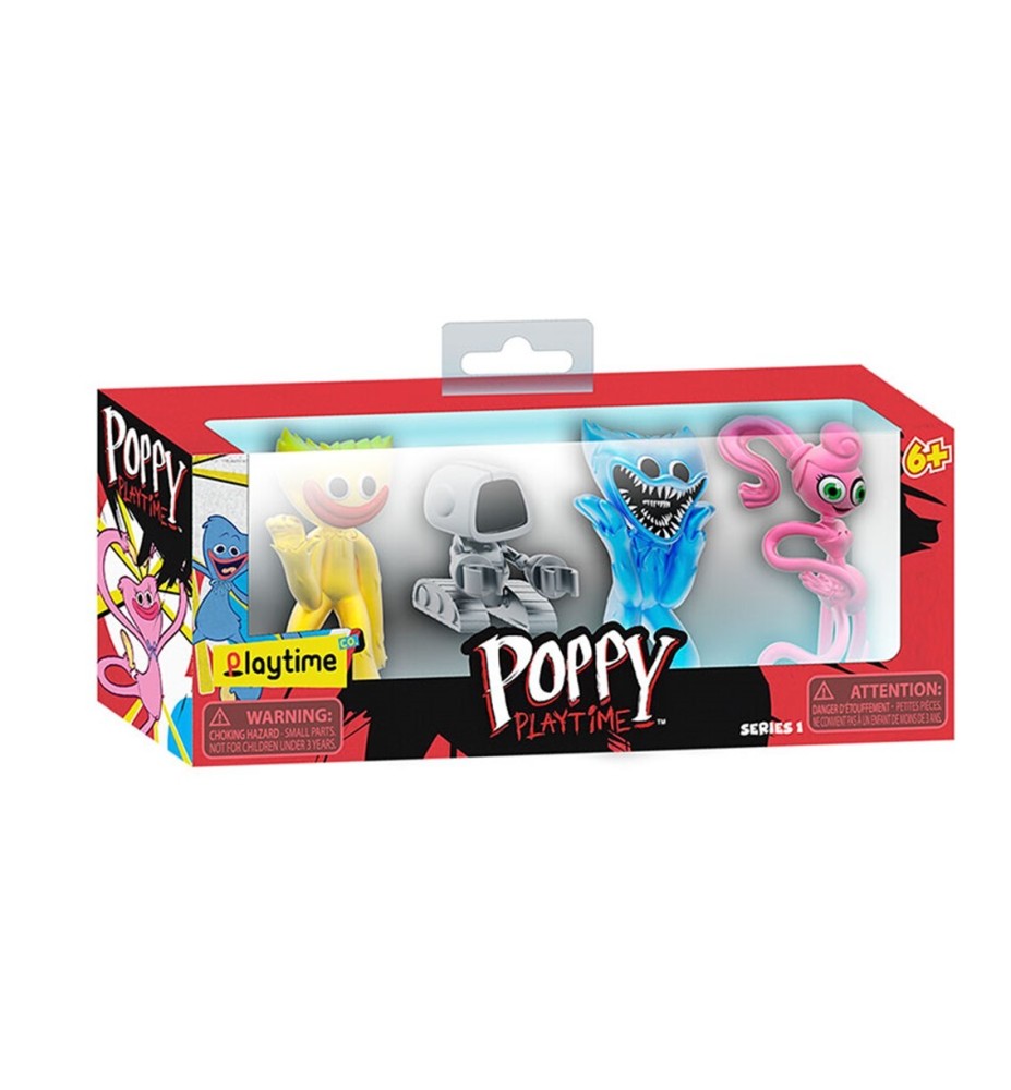 Pack 4 Minifiguras Poppy Playtime 7cm En Caja