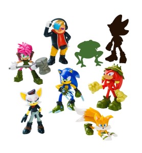 Surtido De Figuras Pack De 8 Sonic