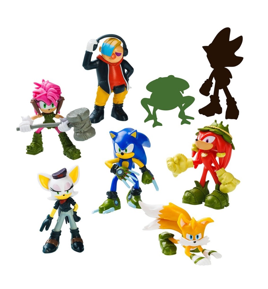 Surtido De Figuras Pack De 8 Sonic