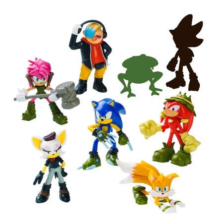 Surtido De Figuras Pack De 8 Sonic