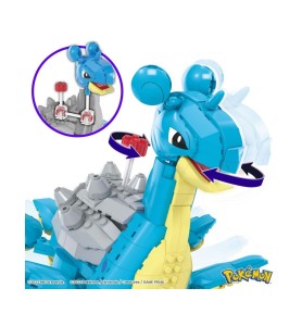 Figura Mattel Mega Construx Pokémon Lapras 527 Piezas