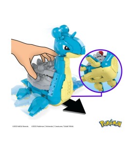 Figura Mattel Mega Construx Pokémon Lapras 527 Piezas