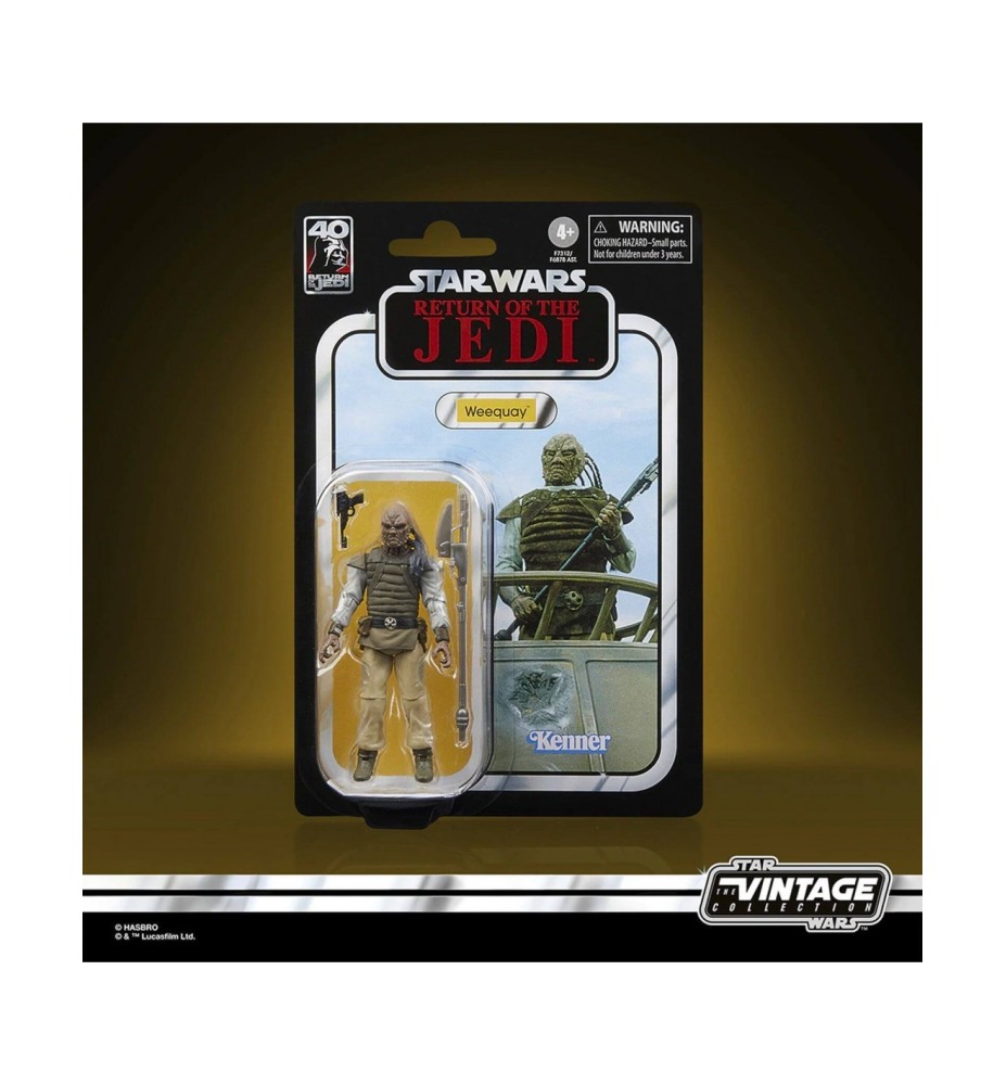 Figura Hasbro Star Wars The Vintage Collecton El Retorno Del Jedi Weequay