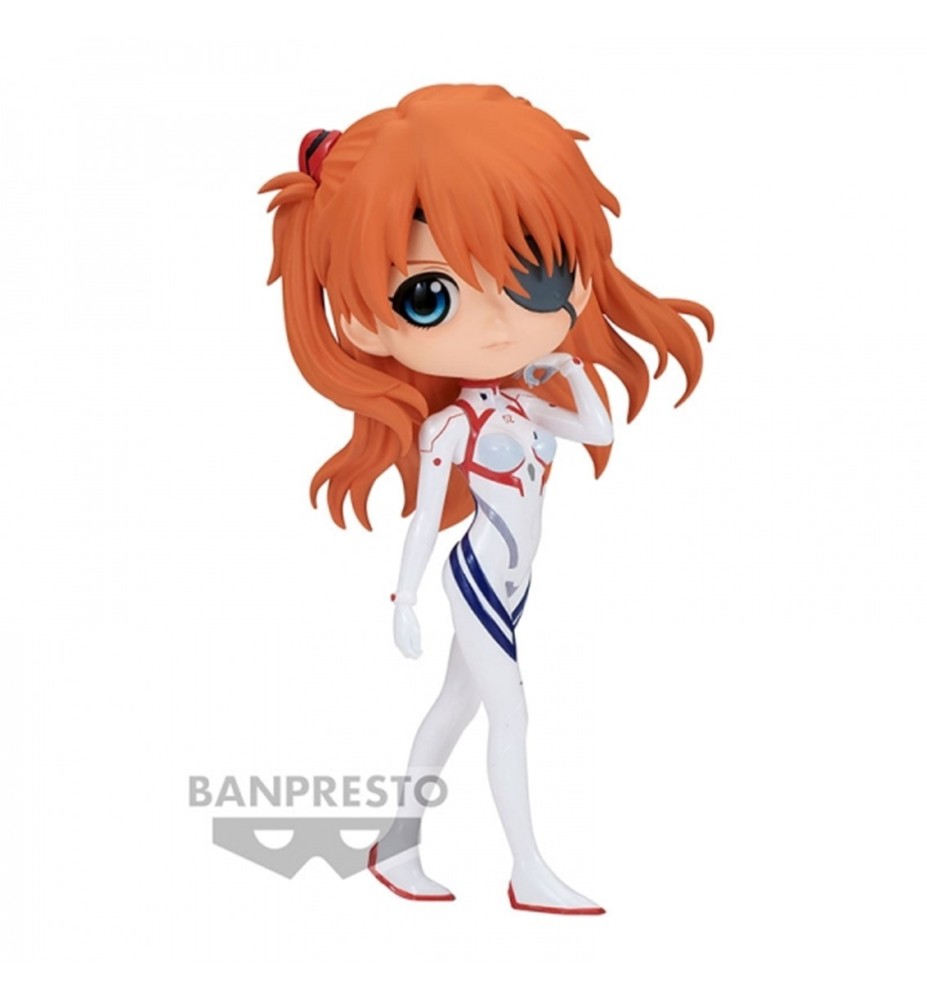 Figura Banpresto Q Posket Evangelion : 3.0+1.0 Plugsuit Style Asuka Shikinami Langley Ver.b 14cm