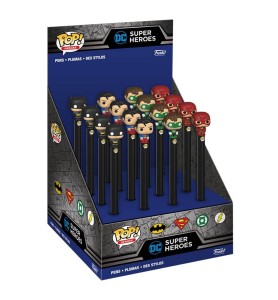 Funko Pop Pen Topper Boligrafo DC Comics 1 Unidad Aleatoria Batman Superman Linterna Verde Flash 48657