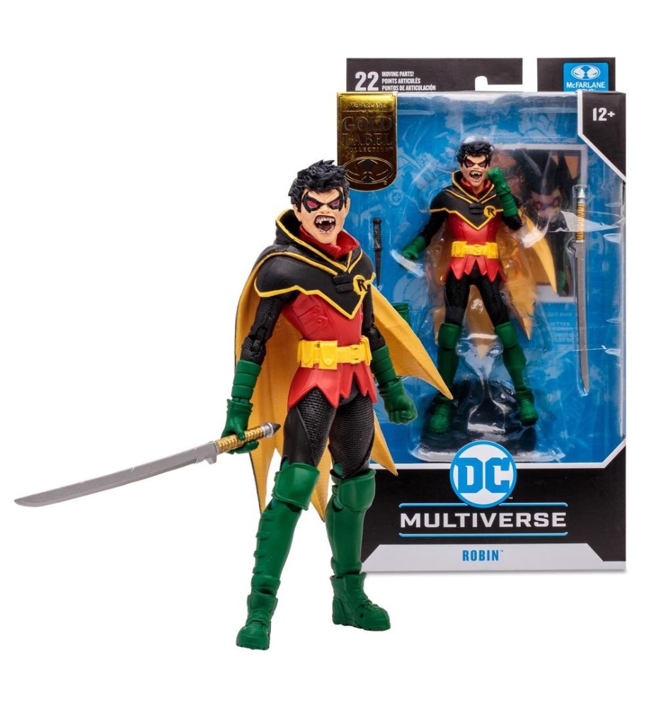 Figura Mcfarlane DC Multiverse Damian Wayne Robin 17cm