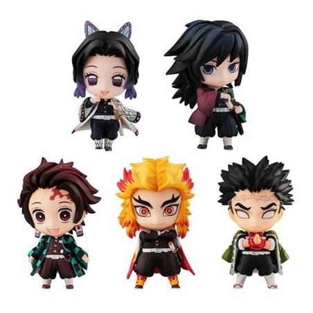 Pack 5 Figuras Megahouse Demon Slayer Kimetsu No Yaiba Sailor Tanjiro & The Hashira Set A