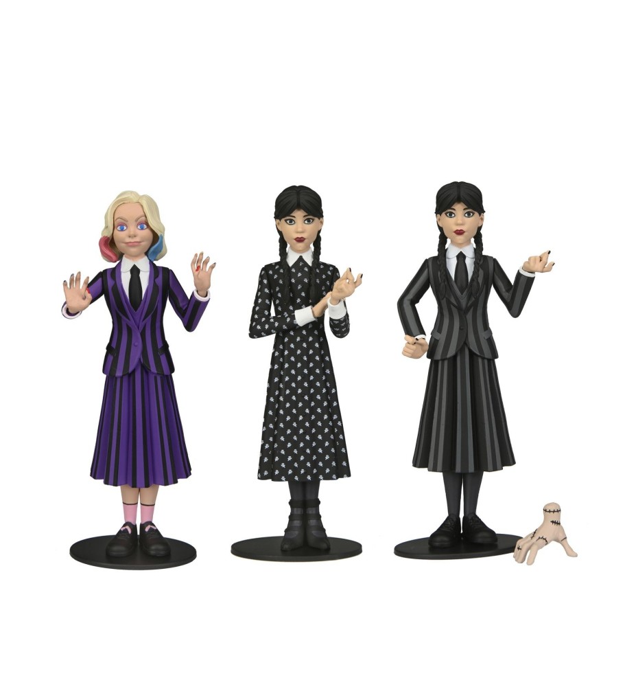 Surtido Figuras Neca Wednesday Addams Toony Terrors