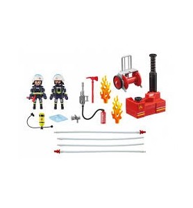 Playmobil Ciudad Accion -  Bomberos Con Bomba De Agua