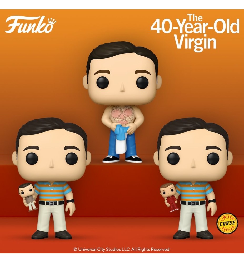 Caja Sorpresa Funko Cine Virgen A Los 40 Andy En Sus Tres Variantes