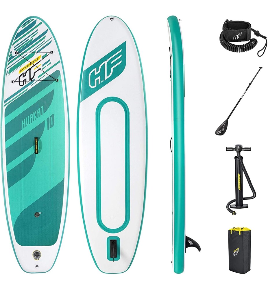 Bestway 65346 -  Tabla Paddle Surf Hinchable Hydro - Force Huakai 3 -05m Con Remo - Bomba Y Bolsa