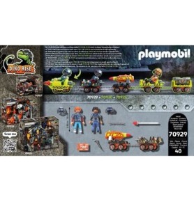 Playmobil Dino Mine Carro De Cohetes