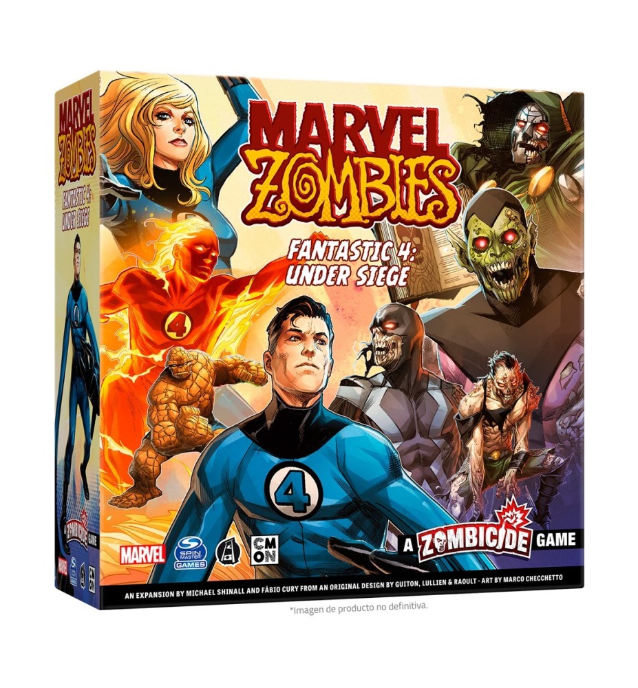 Juego De Mesa Marvel Zombies: Fantastic 4 Under Siege Pegi 14