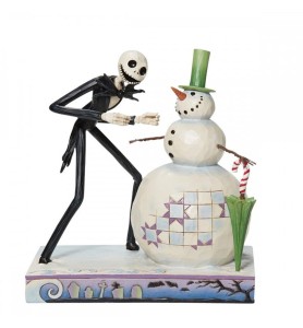 Figura Enesco Disney Pesadilla Antes De Navidad Jack Descubriendo Muñeco De Nieve