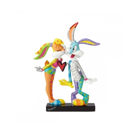 Figura Enesco Looney Tuneslola Y Bugs Bunny