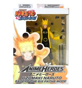 Figura Bandai Naruto Shipudden Anime Heroes Uzumaki Naruto Modo Sabio De Los Seis Caminos