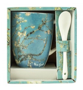 Taza De Cerámica Con Cuchara Enesco Los Almendros Vincent Van Gogh