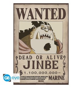 Póster Gb Eye Chibi One Piece Wanted Jinbe Wano