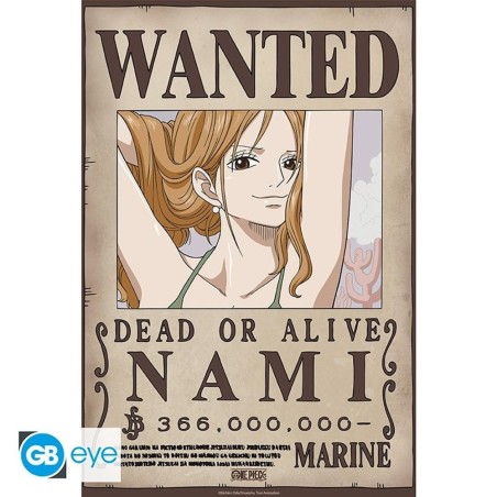 Póster Gb Eye Chibi One Piece Wanted Nami Wano