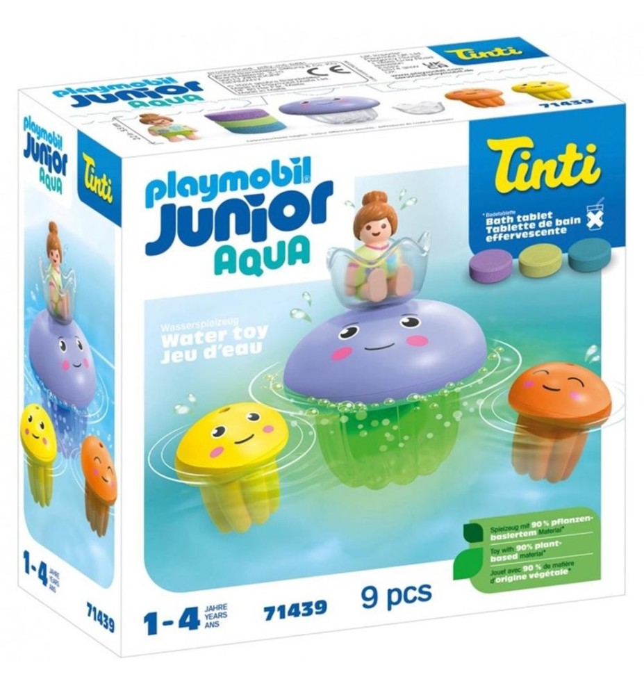 Playmobil Junior Tinti: Familia De Medusas De Colores