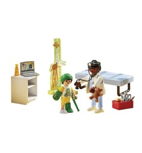 Playmobil Action Heroes: Pediatria Con Osito De Peluche