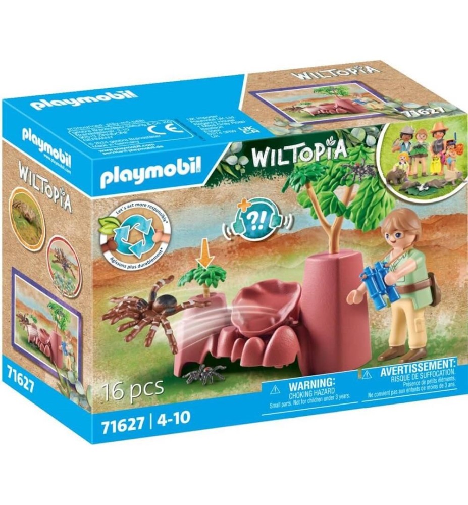 Playmobil Wiltopia -  Rocas Con Arañas