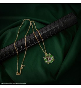 Collar Cinereplicas One Piece Roronoa Zoro Logo